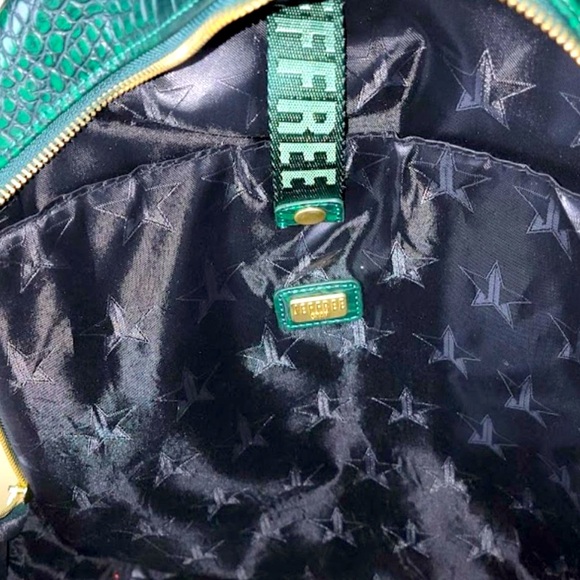 JEFFREE STAR FAUX GREEN CROCODILE BACKPACK - Picture 7 of 9